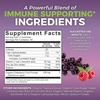image:imageBlack Elderberry Vitamin C and Zinc Immune Support Gummies for Adults120 Count Pack of 1