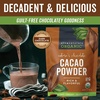 image:imageOrganic Cacao Powder Unsweetened 1 lb 454 g  Rich Dark Chocolate Flavor Perfect for Baking Smoothies amp Hot Chocolate  Vegan Keto Paleo NonGMO amp GlutenFree Cocoa PowderCacao Powder