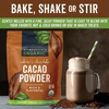 image:imageOrganic Cacao Powder Unsweetened 1 lb 454 g  Rich Dark Chocolate Flavor Perfect for Baking Smoothies amp Hot Chocolate  Vegan Keto Paleo NonGMO amp GlutenFree Cocoa PowderCacao Powder
