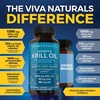 image:imageViva Naturals Antarctic Krill Oil Omega 3 Supplements 1250 mg  DHA EPA Omega3 amp Astaxanthin Concentration for Joint Health No Fish Burp  60 Krill Oil Capsules60 Count Pack of 1