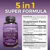 image:imageViva Naturals Black Elderberry 1000mg with Vitamin C D3 5000 IU amp Zinc  5in1 Immune Support Supplement for Adults Sambucus Elderberry Capsules with Ginger for Men and Women 60 Capsules120 Count Pack of 1
