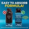 image:imageViva Naturals Omega 3 Fish Oil Supplement for Women and Men  2500 mg Triple Strength Fish Oil per Serving with Omega 3 Fatty Acids Including EPA DHA DPA  180 PescatarianFriendly Softgels120 Count Pack of 1