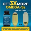image:imageViva Naturals Omega 3 Fish Oil Supplement for Women and Men  2500 mg Triple Strength Fish Oil per Serving with Omega 3 Fatty Acids Including EPA DHA DPA  180 PescatarianFriendly Softgels60 Count Pack of 1