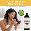 image:imageViva Naturals Organic Castor Oil ColdPressed 16 fl oz  For Face Hair Eyelashes USDA Organic NonGMO  With Beauty Kit16 Fl Oz Pack of 1