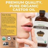 image:imageViva Naturals Organic Castor Oil ColdPressed 16 fl oz  For Face Hair Eyelashes USDA Organic NonGMO  With Beauty Kit16 Fl Oz Pack of 6