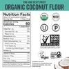 image:imageViva Naturals Organic Coconut Flour 4 lbs 181 kg  Gluten Free Flour for Keto Paleo amp Vegan Baking Good Source of Fiber Low Fat NonGMO Unbleached amp Unrefined64 Ounce Pack of 1