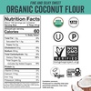 image:imageViva Naturals Organic Coconut Flour 4 lbs 181 kg  Gluten Free Flour for Keto Paleo amp Vegan Baking Good Source of Fiber Low Fat NonGMO Unbleached amp Unrefined64 Ounce Pack of 2