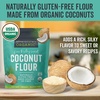 image:imageViva Naturals Organic Coconut Flour 4 lbs 181 kg  Gluten Free Flour for Keto Paleo amp Vegan Baking Good Source of Fiber Low Fat NonGMO Unbleached amp Unrefined64 Ounce Pack of 2