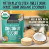 image:imageViva Naturals Organic Coconut Flour 4 lbs 181 kg  Gluten Free Flour for Keto Paleo amp Vegan Baking Good Source of Fiber Low Fat NonGMO Unbleached amp Unrefined64 Ounce Pack of 1