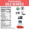 image:imageViva Naturals Organic Dried Goji Berries 1 lb 454 g  NonGMO Vegan Wolfberries Perfect for Goji Berry Tea Smoothies Baking amp Snacking1 Pound