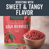 image:imageViva Naturals Organic Dried Goji Berries 1 lb 454 g  NonGMO Vegan Wolfberries Perfect for Goji Berry Tea Smoothies Baking amp Snacking8 Ounce