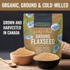 image:imageViva Naturals Organic Ground Flaxseed  Premium Quality PlantBased Protein and Vegan Omega 3 with Fiber Perfect for Smoothies Finely Milled Flaxseed 30 oz 850 g30 Ounce Pack of 2