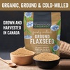 image:imageViva Naturals Organic Ground Flaxseed  Premium Quality PlantBased Protein and Vegan Omega 3 with Fiber Perfect for Smoothies Finely Milled Flaxseed 30 oz 850 g15 Ounce Pack of 1