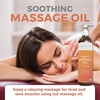 image:imageViva Naturals Organic Massage Oil Unscented 8 fl oz  NonGreasy Body Oil with MessFree Pump Moisturizing Massage Oils for Massage Therapy NonGMO and Certified Organic 237 mLUnscented