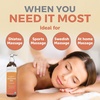 image:imageViva Naturals Organic Massage Oil Unscented 8 fl oz  NonGreasy Body Oil with MessFree Pump Moisturizing Massage Oils for Massage Therapy NonGMO and Certified Organic 237 mLUnscented