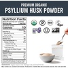 image:imageViva Naturals Organic Psyllium Husk Powder 10 oz  Finely Ground Unflavored Vegan Keto Paleo NonGMO PlantBased Superfood Good Source of Fiber for GlutenFree Baking Juices amp Smoothies10 Ounce Pack of 1