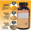 image:imageViva Naturals Turmeric and Ginger Supplement with Black Pepper for Better Absorption  Organic Turmeric Curcumin to Support Joint Heart and Digestive Health NonGMO  120 TabletsTurmeric Ginger