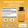 image:imageViva Naturals Vitamin C and Zinc Supplements 1000mg  Zinc 20mg 250 Veggie Capsules  HighPotency amp Vitamin C with Zinc for Immune Support  NonGMO Gluten Free 8 Months SupplyVitamin C  Zinc