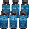 image:imageViva Naturals Antarctic Krill Oil Omega 3 Supplements 1250 mg  DHA EPA Omega3 amp Astaxanthin Concentration for Joint Health No Fish Burp  60 Krill Oil Capsules60 Count Pack of 6