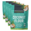 image:imageViva Naturals Organic Coconut Flour 4 lbs 181 kg  Gluten Free Flour for Keto Paleo amp Vegan Baking Good Source of Fiber Low Fat NonGMO Unbleached amp Unrefined64 Ounce Pack of 4