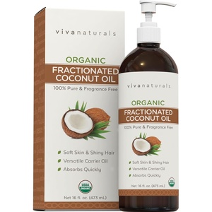 image:imageViva Naturals Organic Jojoba Oil  Pure ColdPressed for Skin and Hair USDA Certified Face Moisturizer 4 fl ozFractionated Coconut Oil