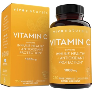 image:imageViva Naturals Vitamin C and Zinc Supplements 1000mg  Zinc 20mg 250 Veggie Capsules  HighPotency amp Vitamin C with Zinc for Immune Support  NonGMO Gluten Free 8 Months SupplyVitamin C
